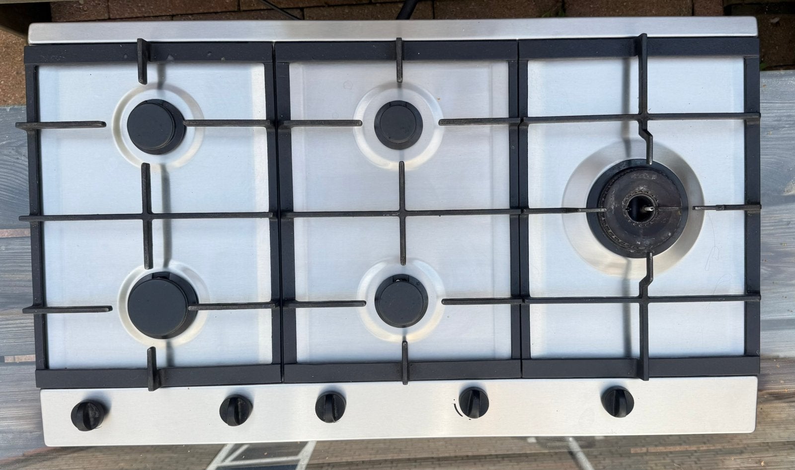 Pelgrim gas kookplaat – 12,6 kW – Nederlands aardgas (G25), Ophalen of Verzenden, Zo goed als nieuw, Inbouw, Gas