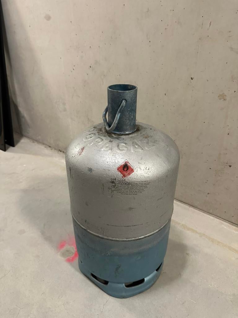 Franse gasfles Butagaz / Antargaz – met bon, Caravans en Kamperen, Kampeeraccessoires, Ophalen