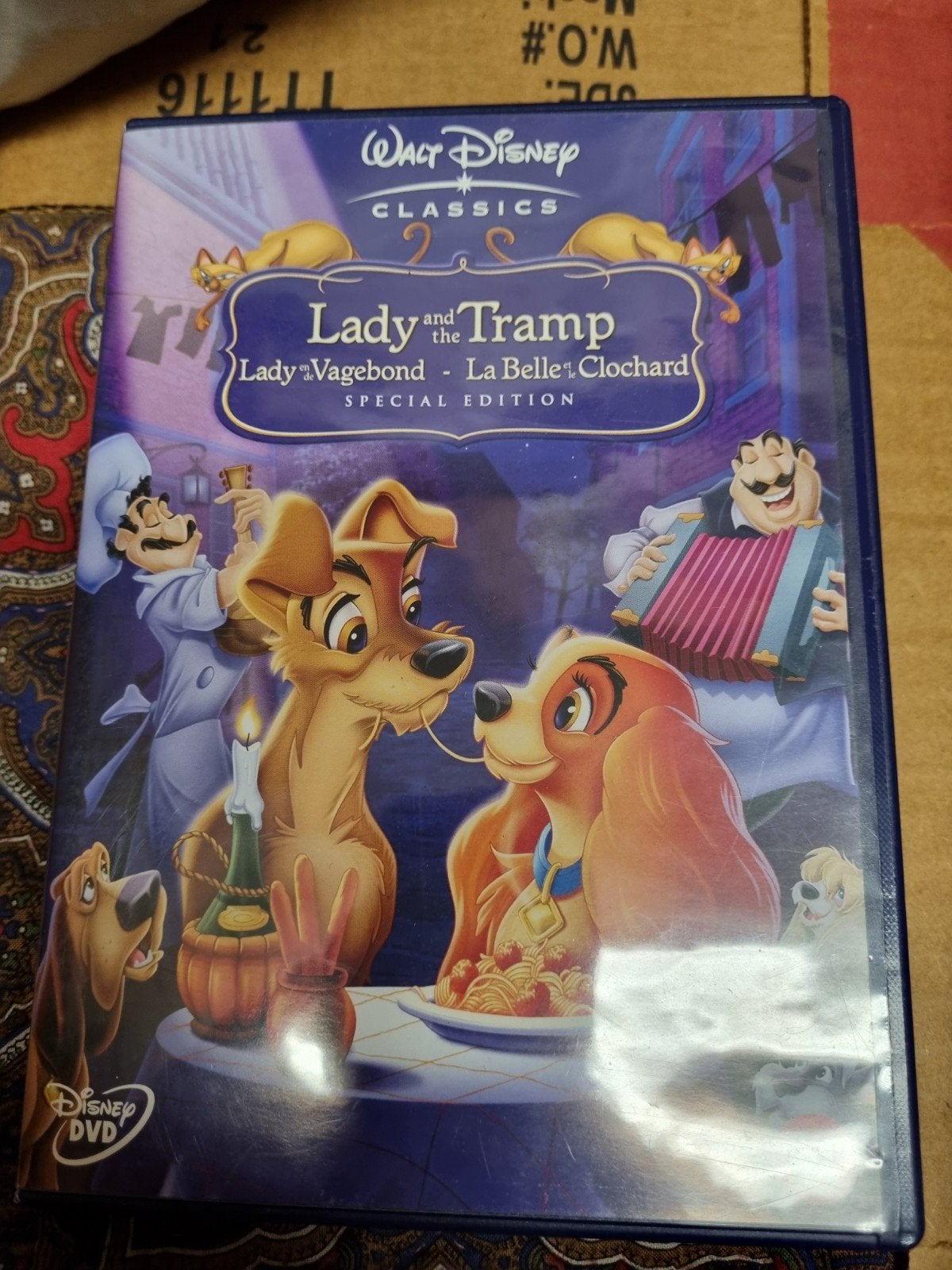 Lady en de vagebond dvd nr 21, Alle leeftijden, Ophalen of Verzenden, Zo goed als nieuw, Amerikaans