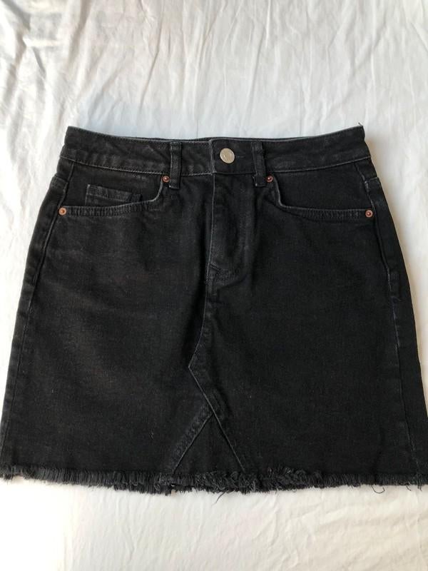 zwarte rokje spijkerrok Anti Blue (The Sting) - maat S, Kleding | Dames, Rokken, Zo goed als nieuw, Maat 36 (S), Zwart, Boven de knie