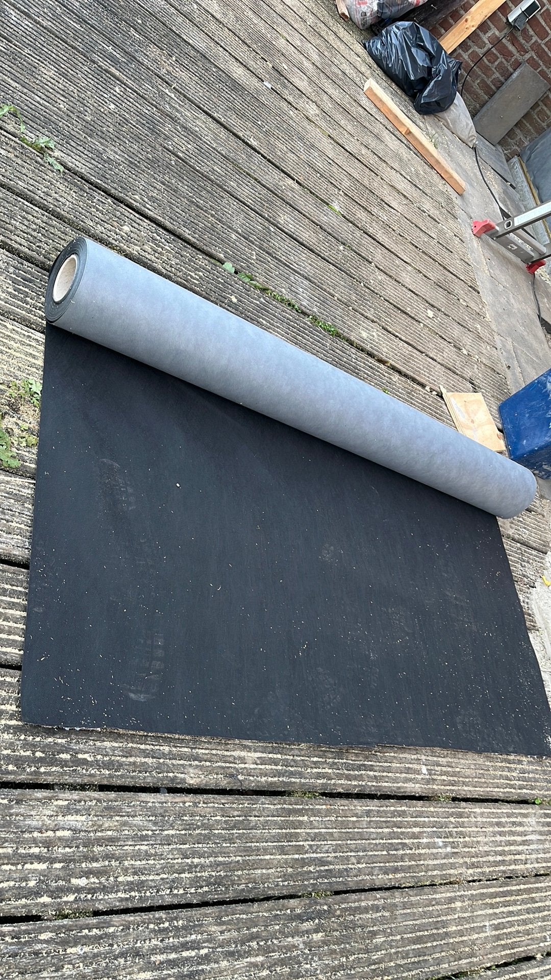 Flinke rol damp doorlatende folie 1.50x +\- 25 meter, Ophalen, Zo goed als nieuw, 15 m² of meer, Folie