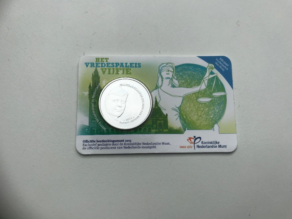 Nederland 5 Euro coincards 2013 / 2014 / 2015 (5 stuks), Setje, Zilver, Overige landen, Ophalen of Verzenden