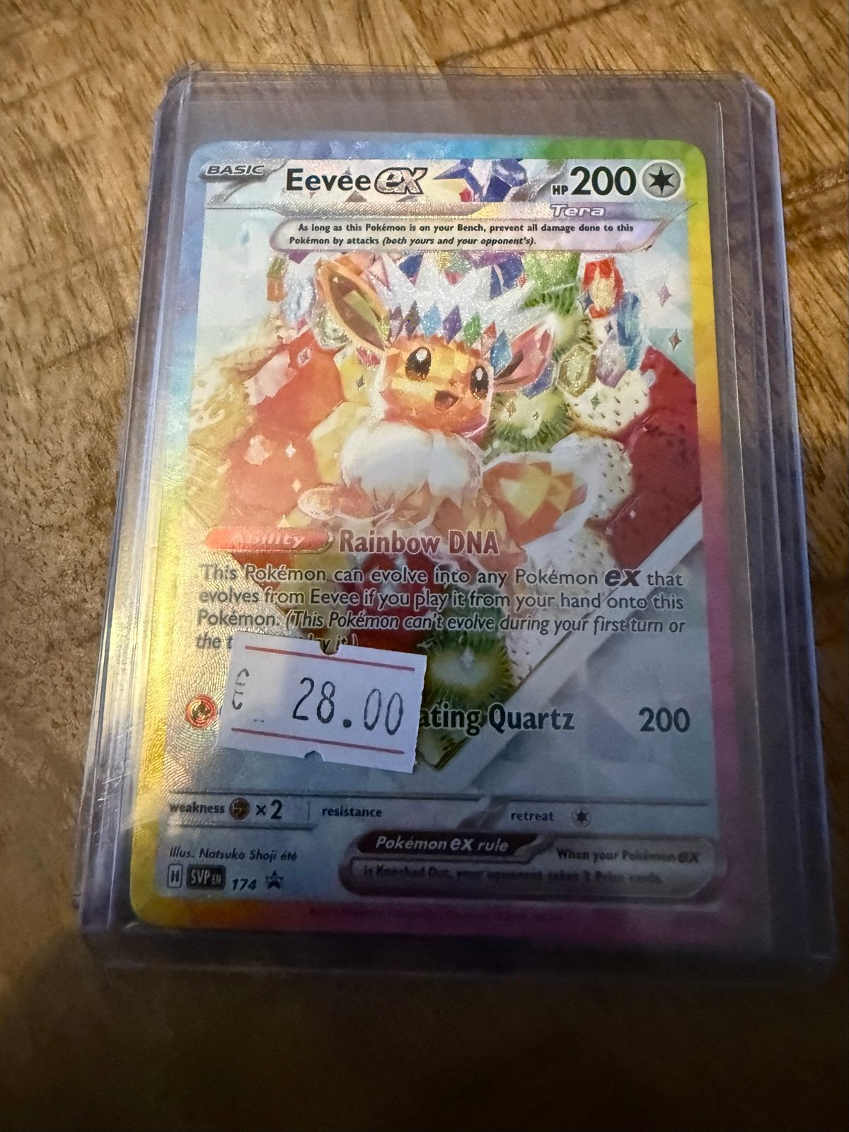 Pokémon Eevee EX Tera kaart - Zeldzaam en in topconditie, Hobby en Vrije tijd, Verzamelkaartspellen | Pokémon, Ophalen of Verzenden