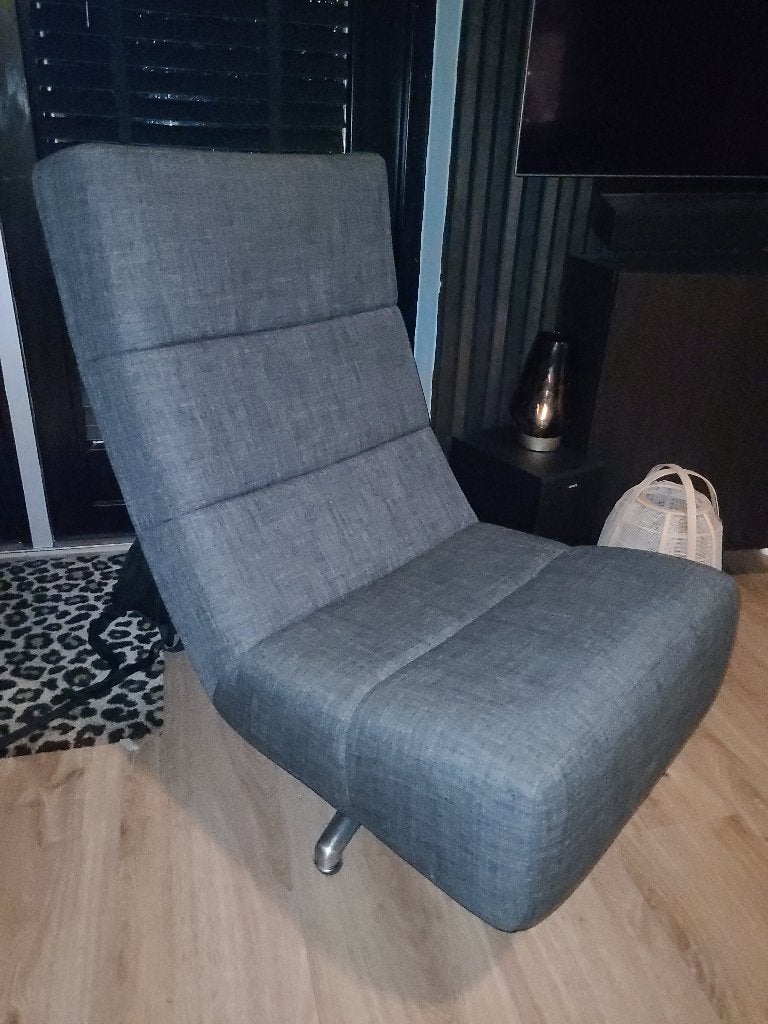 Draai Fauteuil, Ophalen, Minder dan 75 cm, Zo goed als nieuw, Stof