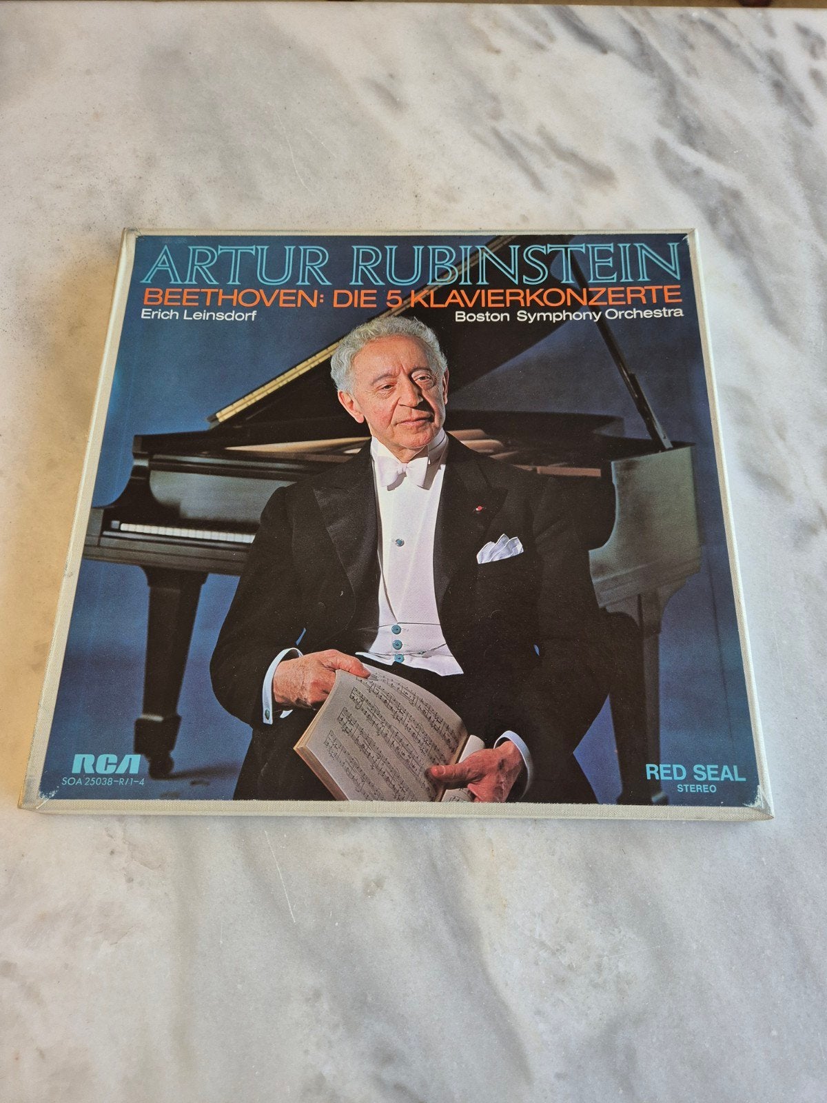 Arthur Rubinstein: Beethoven doe 5 klavierkonzerte, Ophalen of Verzenden, Gebruikt, 12 inch