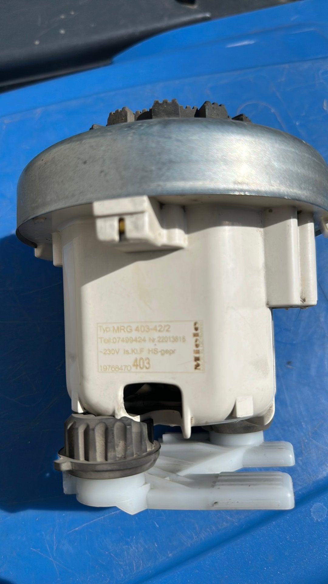 Miele stozuigermotor o.a.c3, Ophalen of Verzenden