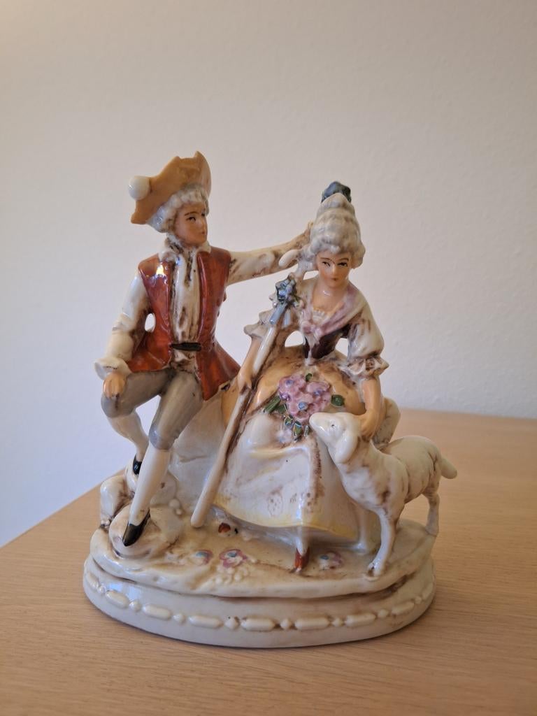 Gräfenthal Porseleinen beeldje 17cm hoog, Ophalen of Verzenden