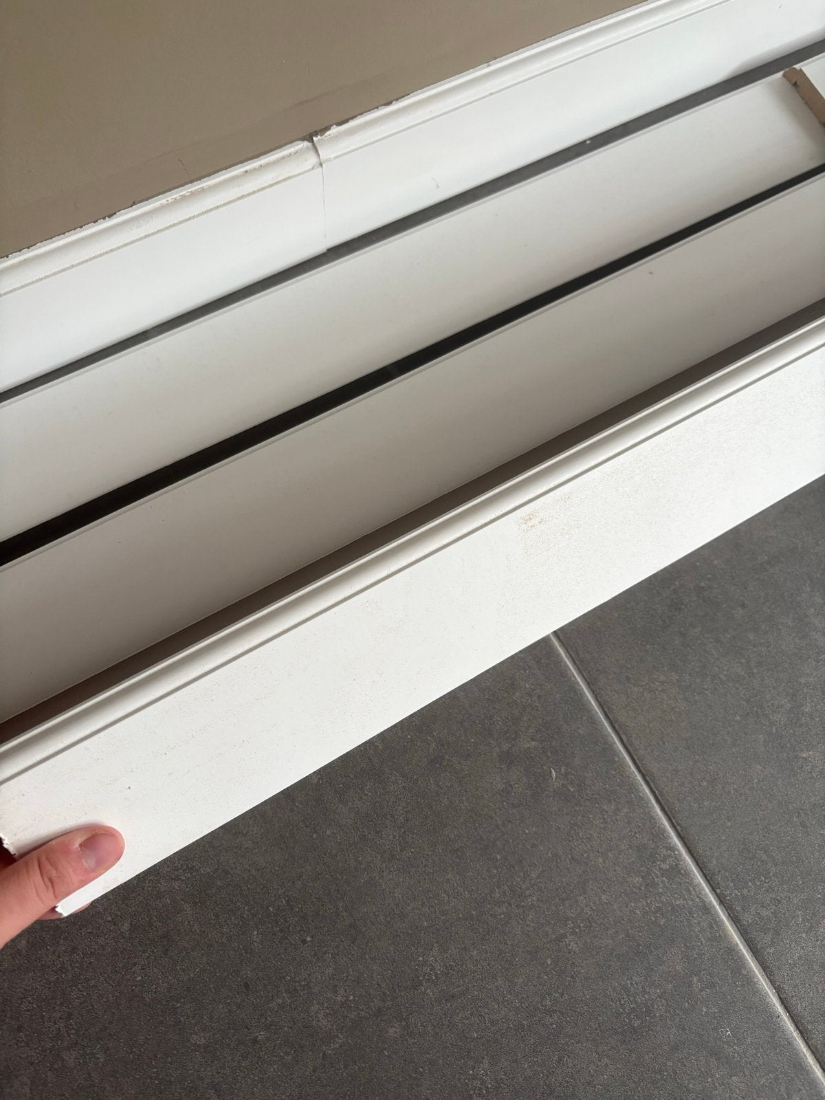 Witte plinten, Ophalen, Gebruikt, Mdf, 200 tot 250 cm