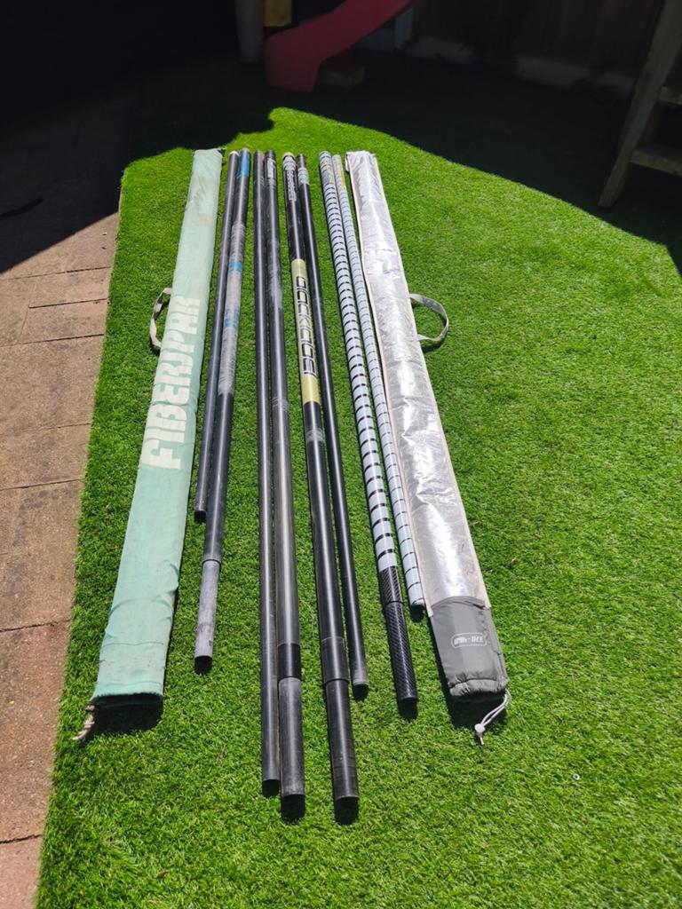 Zie beschrijving voor prijs: Masten North Sails en Fiberspar, Ophalen, Gebruikt, North Sails, Mast