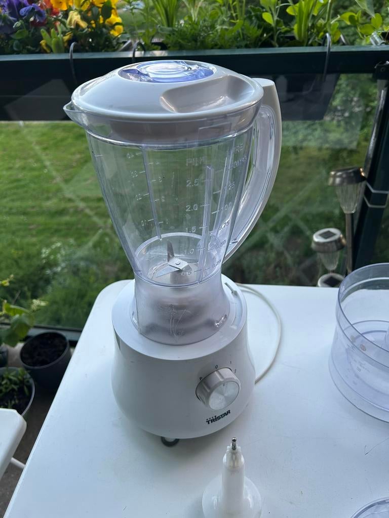 Een gebruikte aparte mixer met blindr, Witgoed en Apparatuur, Blenders, Ophalen of Verzenden, Zo goed als nieuw, Blender