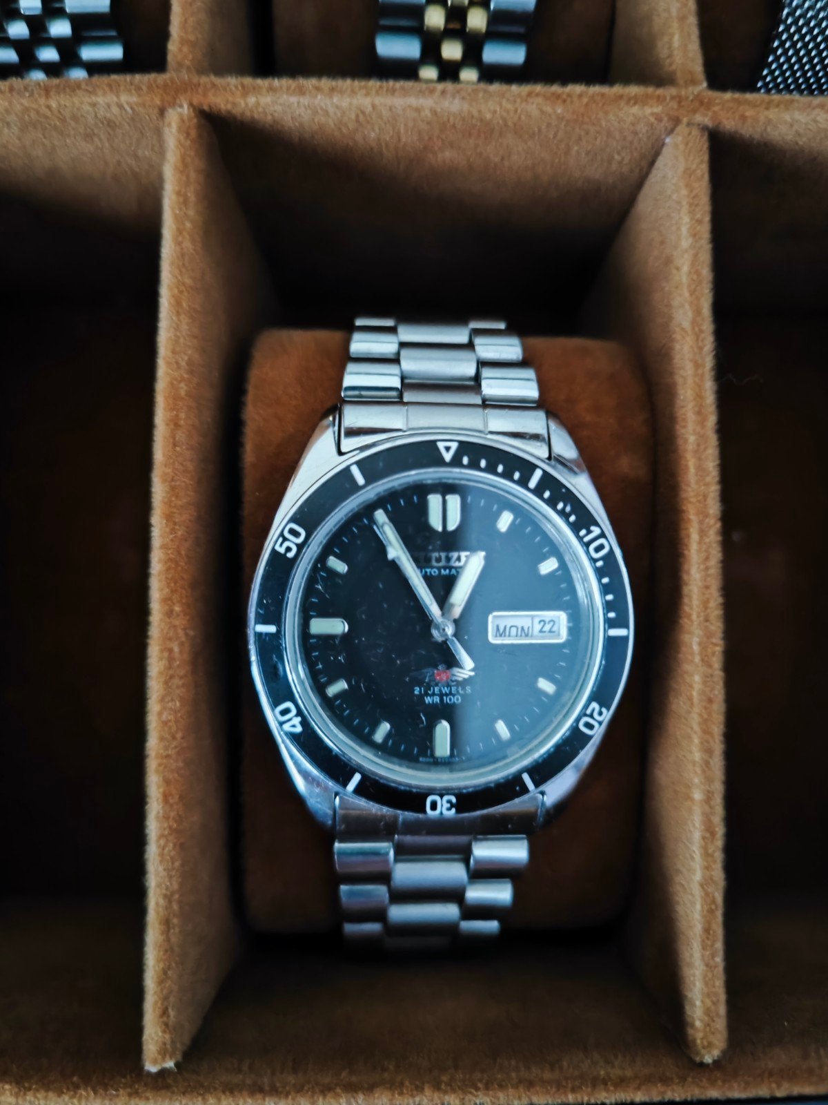 Citizen Eagle 7 Automatisch 21 Jewels Duiker Horloge 36mm, Sieraden, Tassen en Uiterlijk, Horloges | Heren, Staal, Gebruikt, Staal