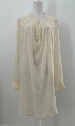 Gebroken witte Bandolera doorkijk blouse/ tuniek maat 42!, Overige kleuren, Verzenden, Maat 42/44 (L), Zo goed als nieuw