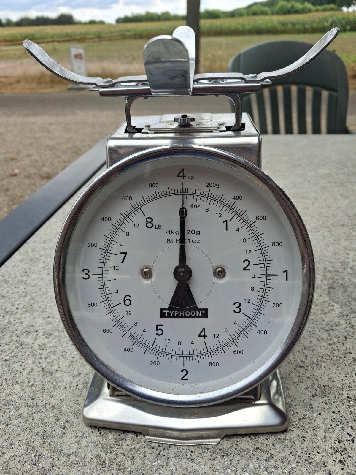 rvs weegschaal tot 4 kg, Ophalen, Zo goed als nieuw, Personenweegschaal, Minder dan 10 kg