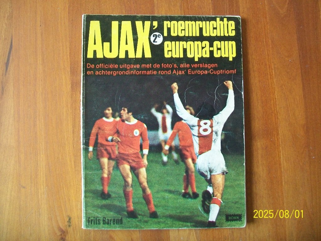 Ajax 2e Roemruchte Europa Cup, Verzenden, Gebruikt, Ajax, Boek of Tijdschrift