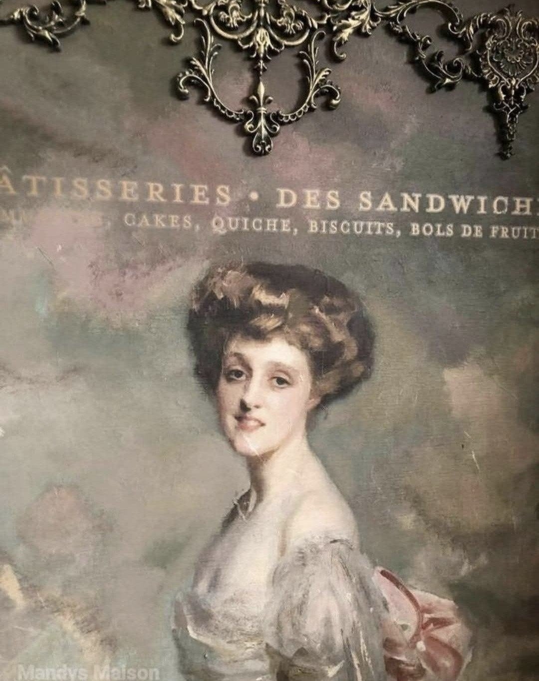 Prachtige Brocante Lijst met victoriaanse Dame

Voorzien van, Ophalen of Verzenden