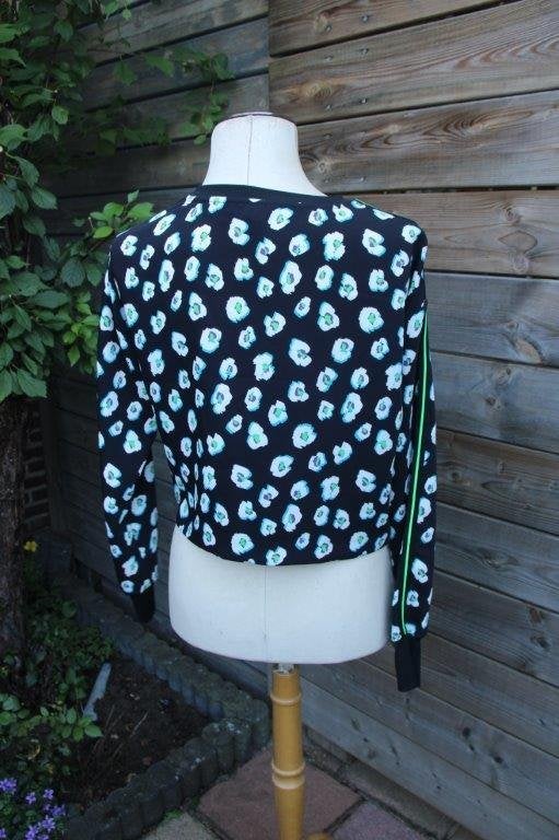 Top zwart/ blauw/ groen Marccain mt M/L Vaste prijs, Maat 38/40 (M), Blauw, Ophalen of Verzenden, Zo goed als nieuw