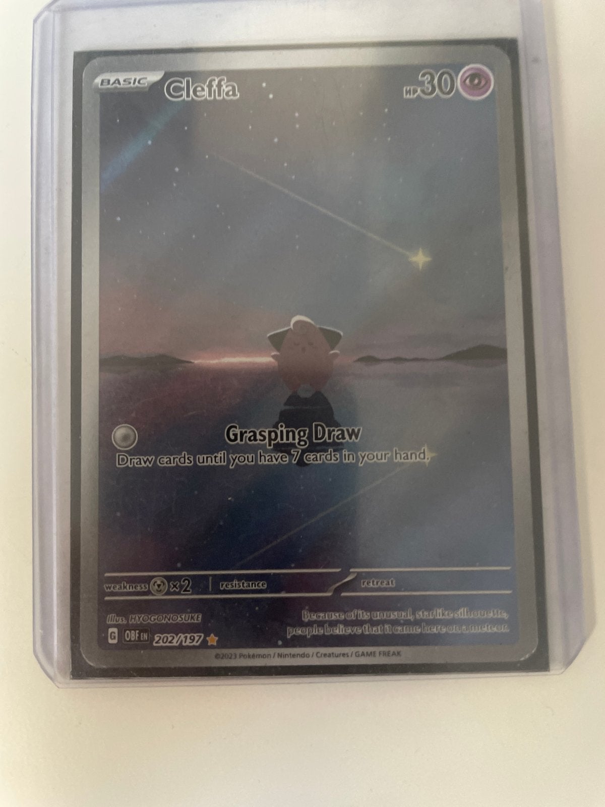 Cleffa 202/197 Pokémon kaart - Zo goed als nieuw, Ophalen of Verzenden, Zo goed als nieuw, Losse kaart
