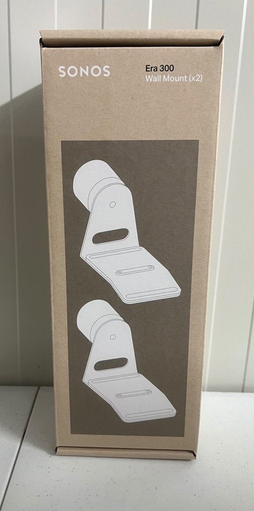 Foto 4 van 2x Sonos Era 300 + muurbeugels | WIT | Nieuw in doos