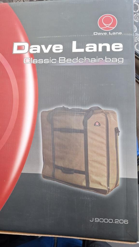 Dave Lane Classic Bedchair bag tas voor stretcher karper vis, Watersport en Boten, Ophalen of Verzenden, Nieuw, Koffer of Tas