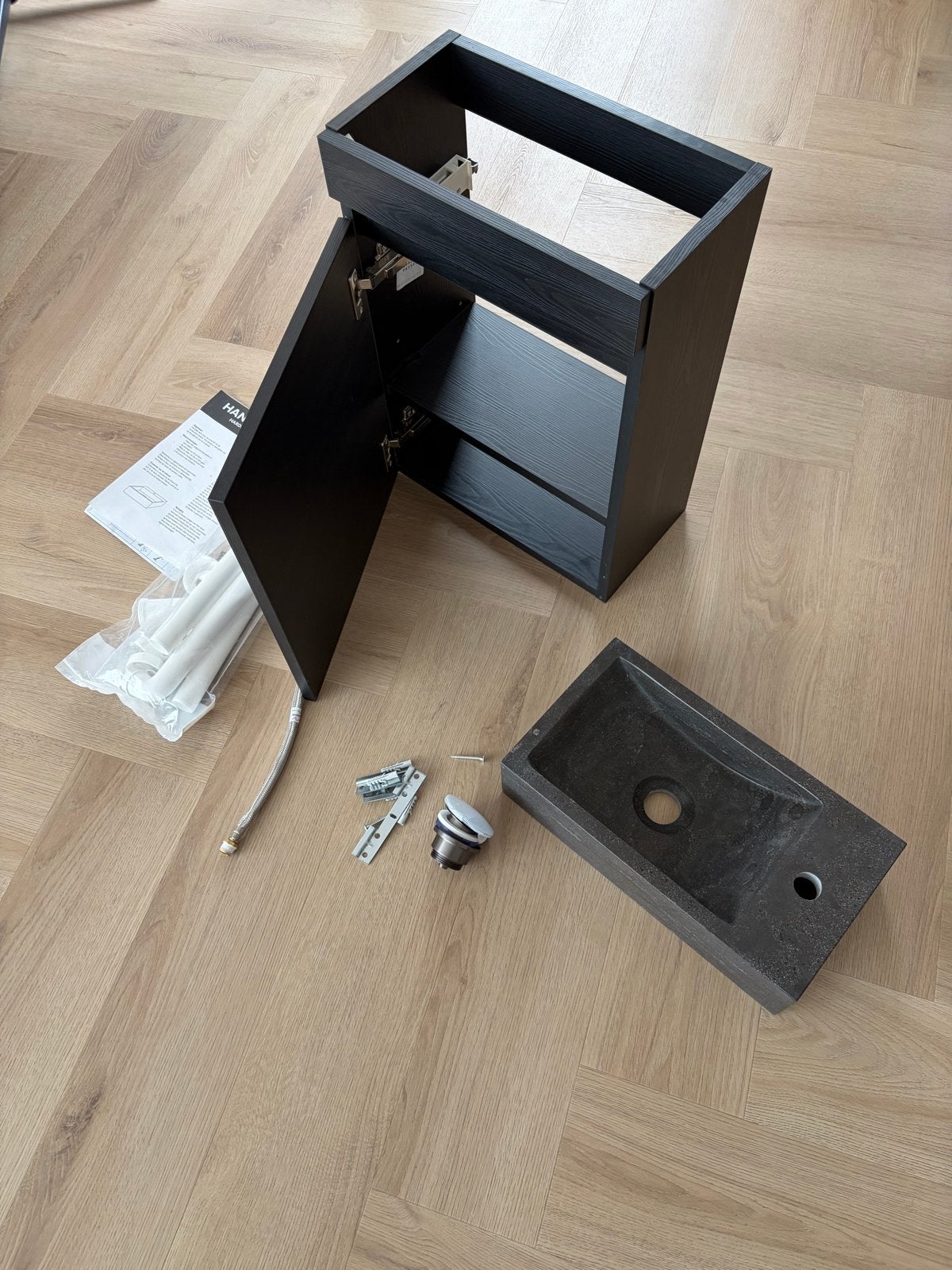 Wc fontein met hardstenen wasbakje - Nieuw!, Ophalen, Minder dan 50 cm, Nieuw, Minder dan 25 cm