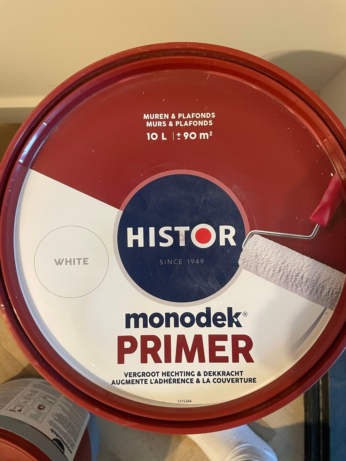 Histor Monodek Primer 10L - Ongeopend, Ophalen, 5 tot 10 liter, Wit, Nieuw