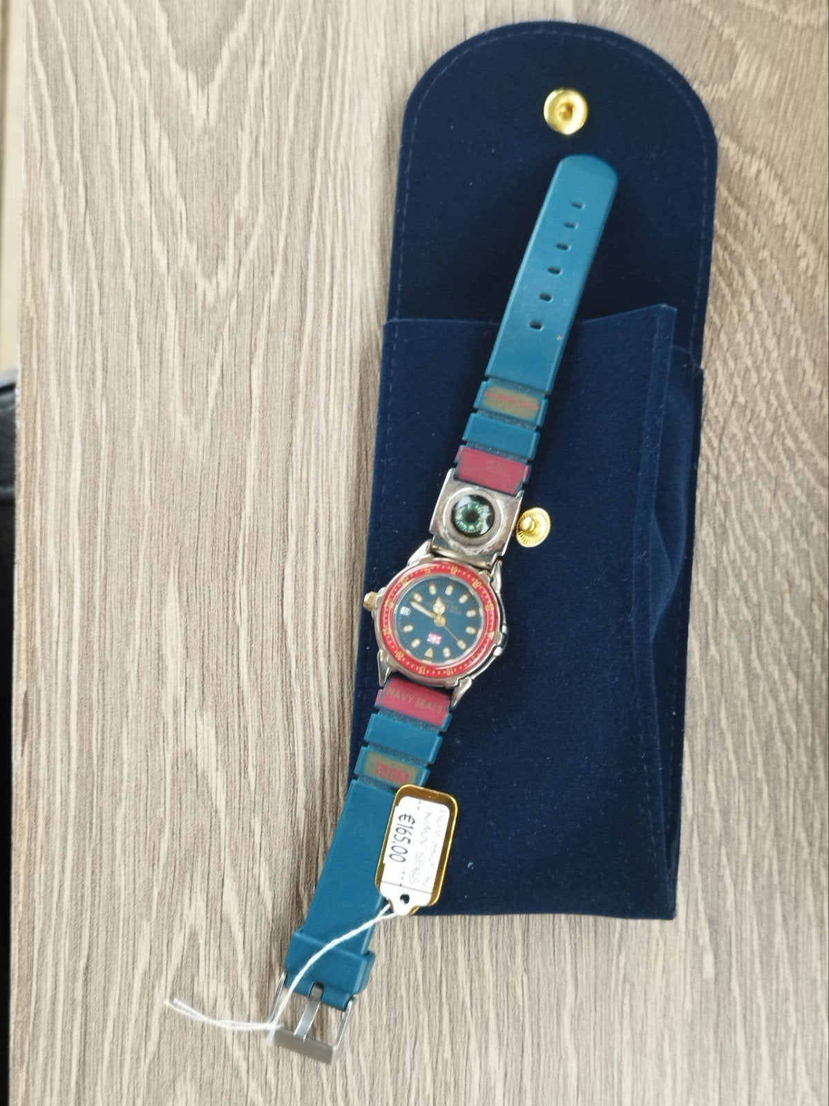 Nieuw Swiss Hawian Navy Seals Polshorloge met Kompas, Sieraden, Tassen en Uiterlijk, Horloges | Heren, Overige merken, Staal, Polshorloge
