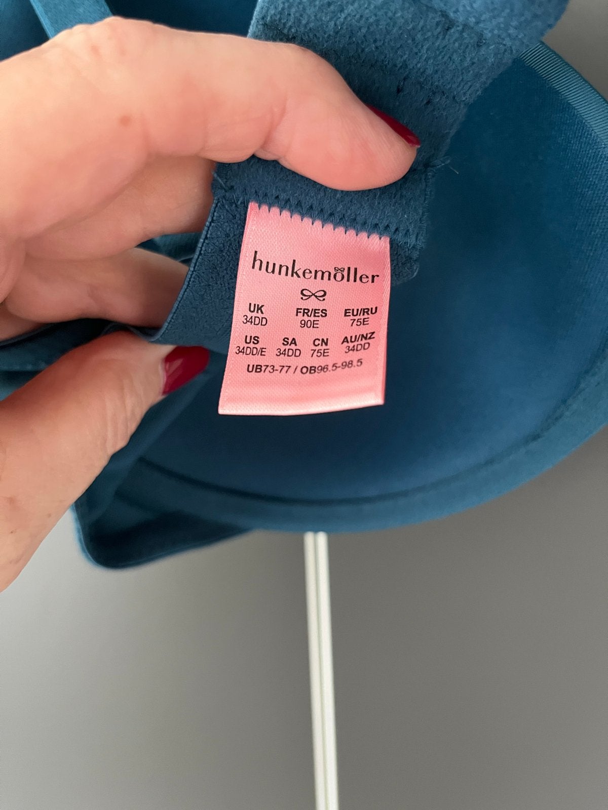 Hunkemöller T-shirt BH - Blauw/Groen, Ophalen of Verzenden, Blauw, BH