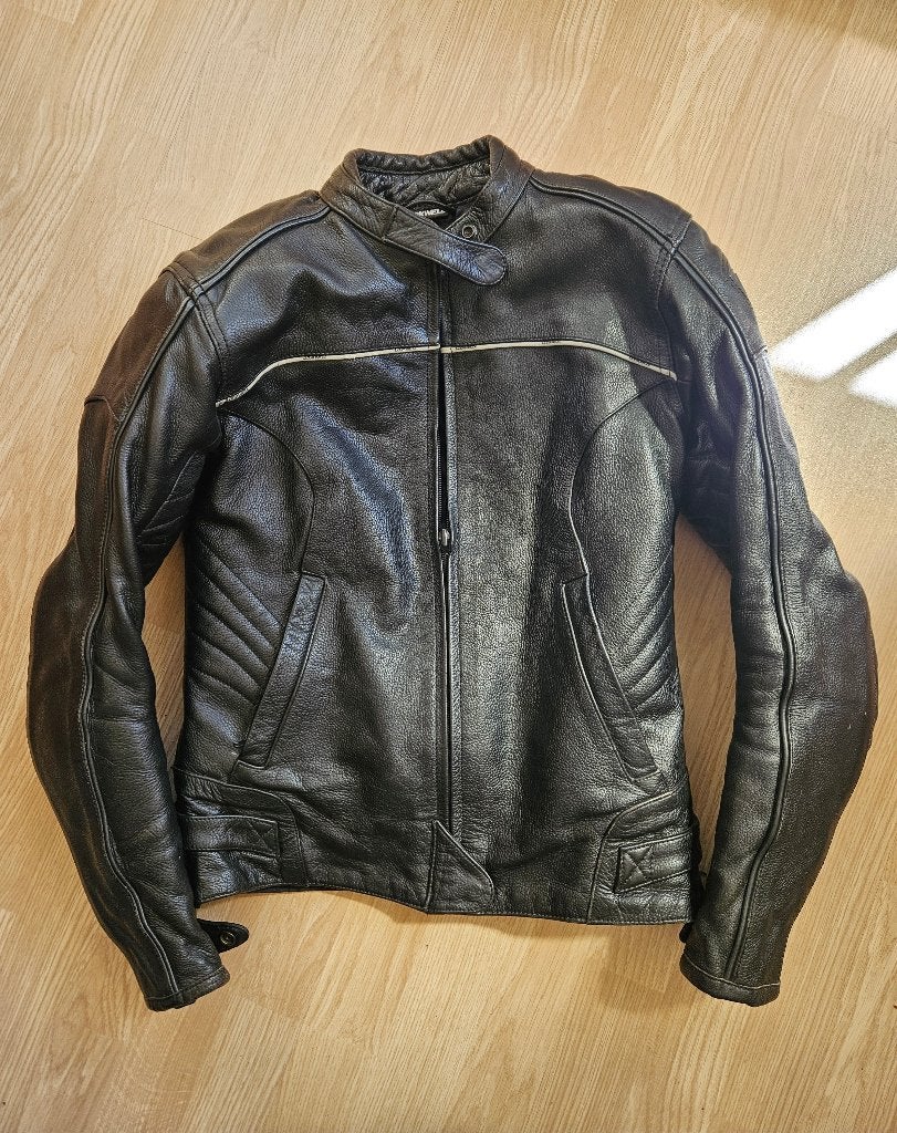 Dames motorjas leer Lookwell, Jas | leer, Lookwell, Ophalen of Verzenden, Dames