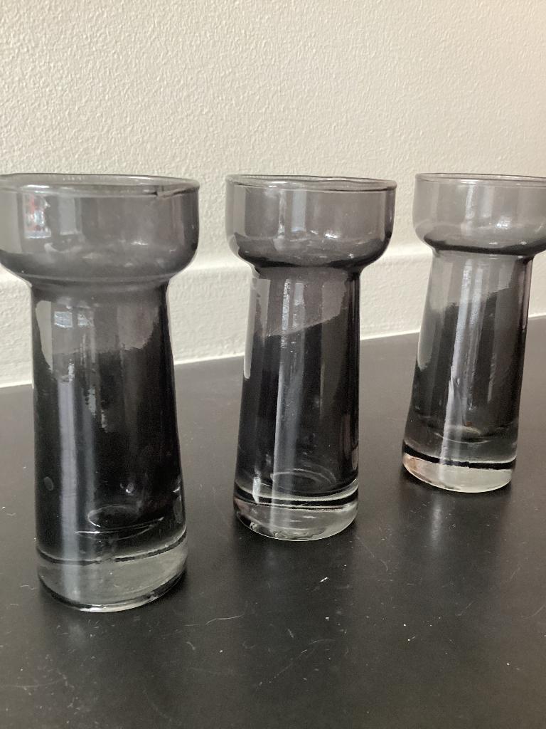 Oude Vintage Krokus Vaasjes Krokusvaas Bollenglas Glas, Ophalen