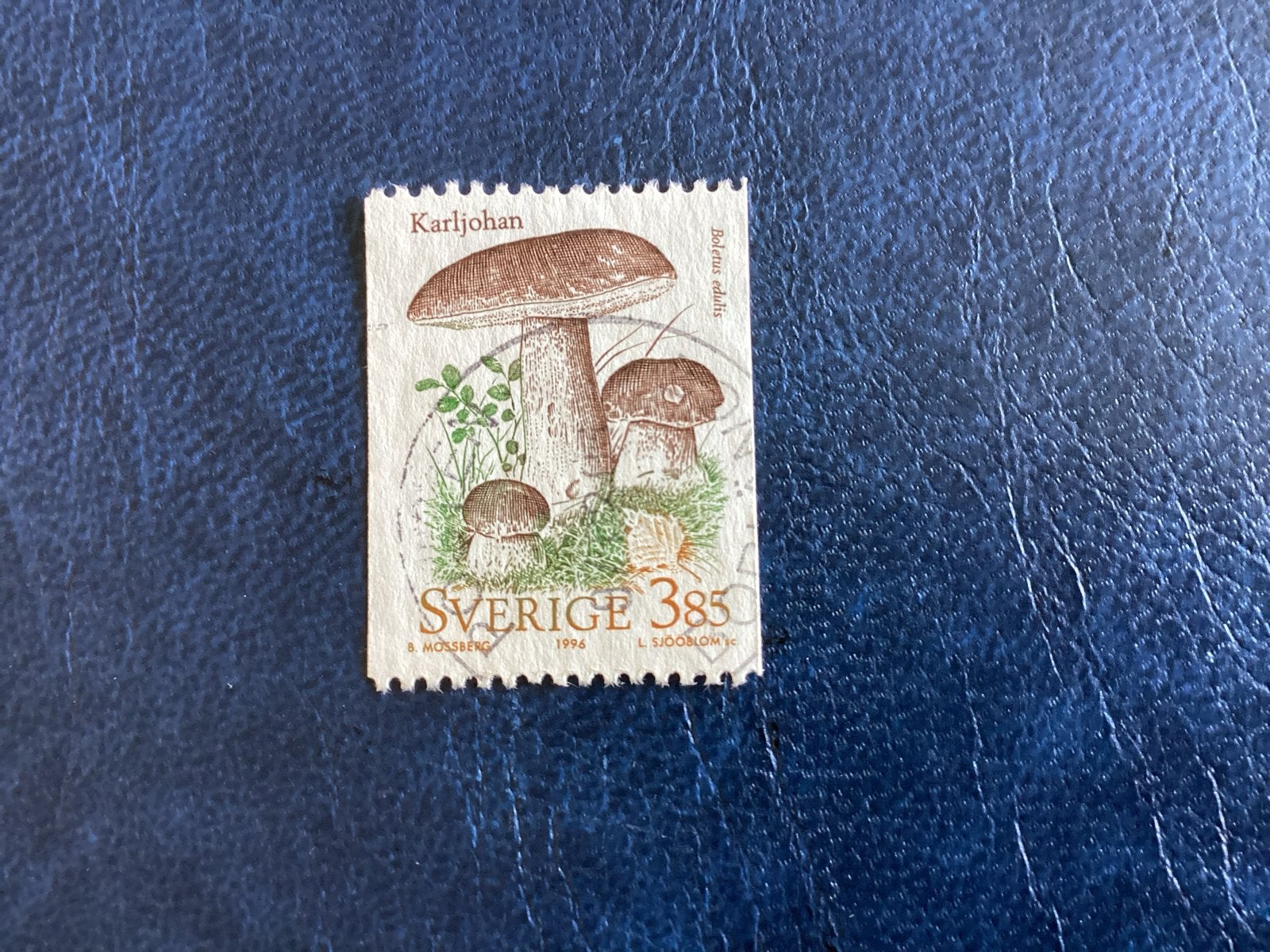Zweden 1996- Mi.1950-Karljohan (Boletus edulis) 1996, Ophalen of Verzenden, Zweden, Gestempeld