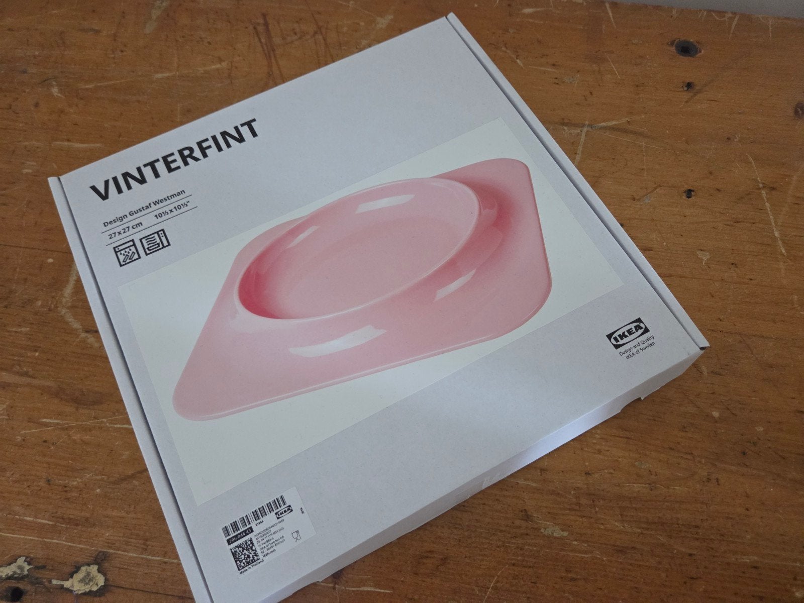ikea vinterfint, gustaf westman, roze bord, Ophalen, Nieuw
