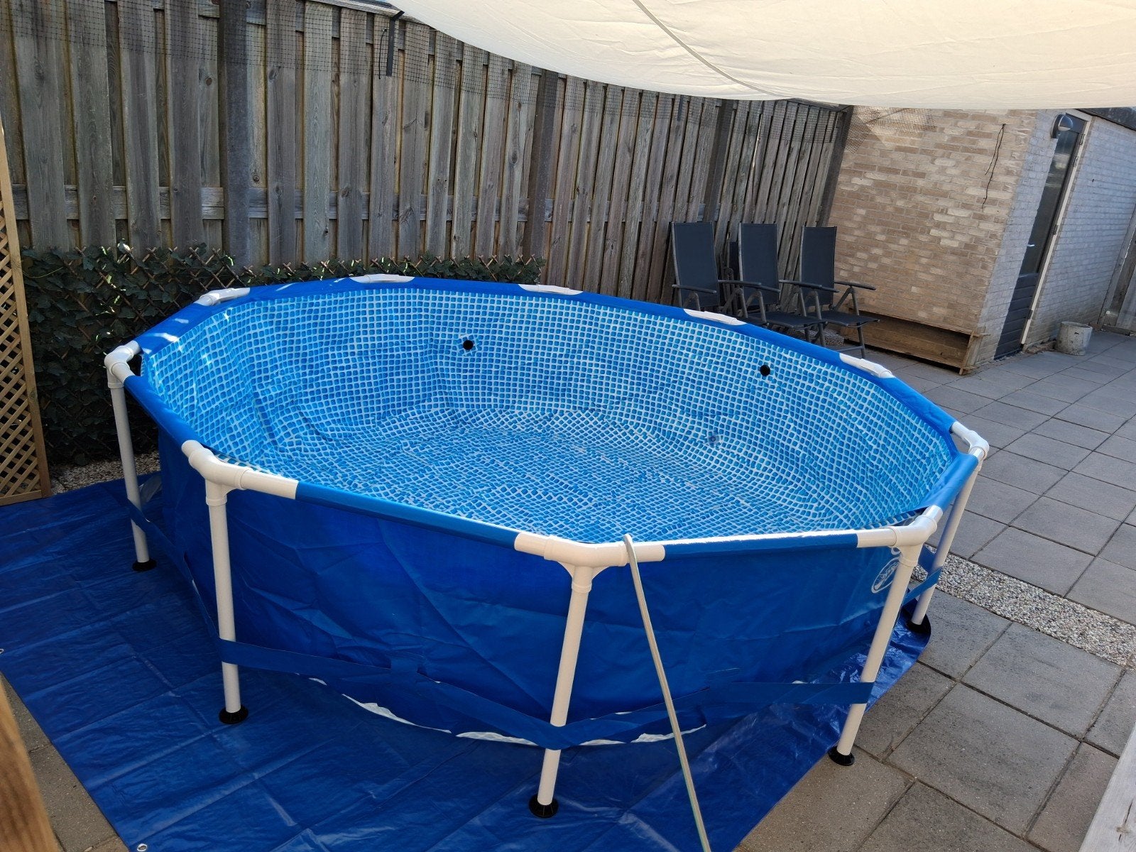 z.g.a.n te koop intex zwembad 3.05x76cm, Ophalen, Minder dan 80 cm, Rond, 300 cm of meer