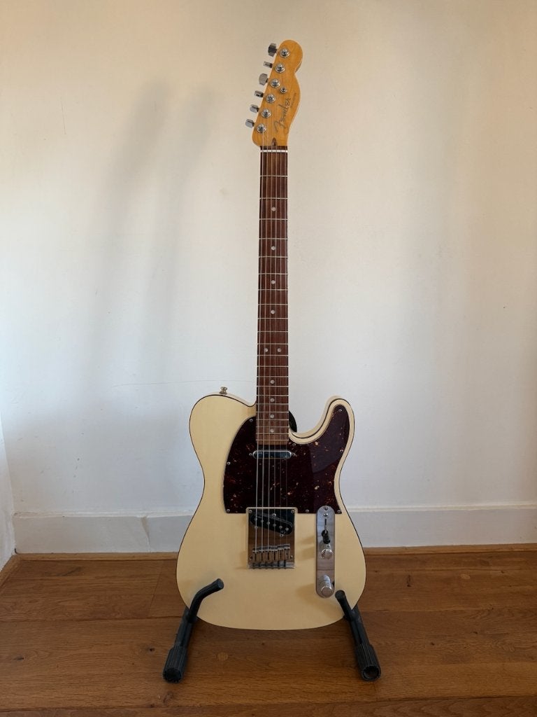 Fender American Deluxe Telecaster Olympic White – 2014, Muziek en Instrumenten, Ophalen, Zo goed als nieuw, Solid body, Fender