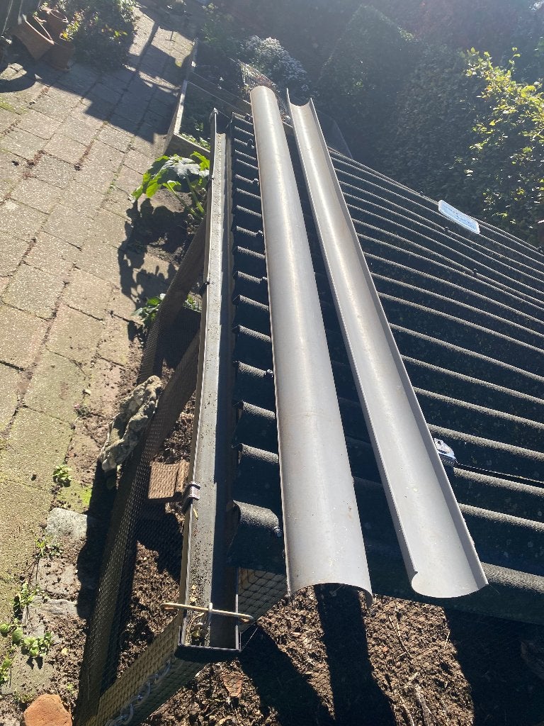 Dakgoot pvc, Doe-het-zelf en Verbouw, Ophalen, Pvc, 2 tot 4 meter, Zo goed als nieuw