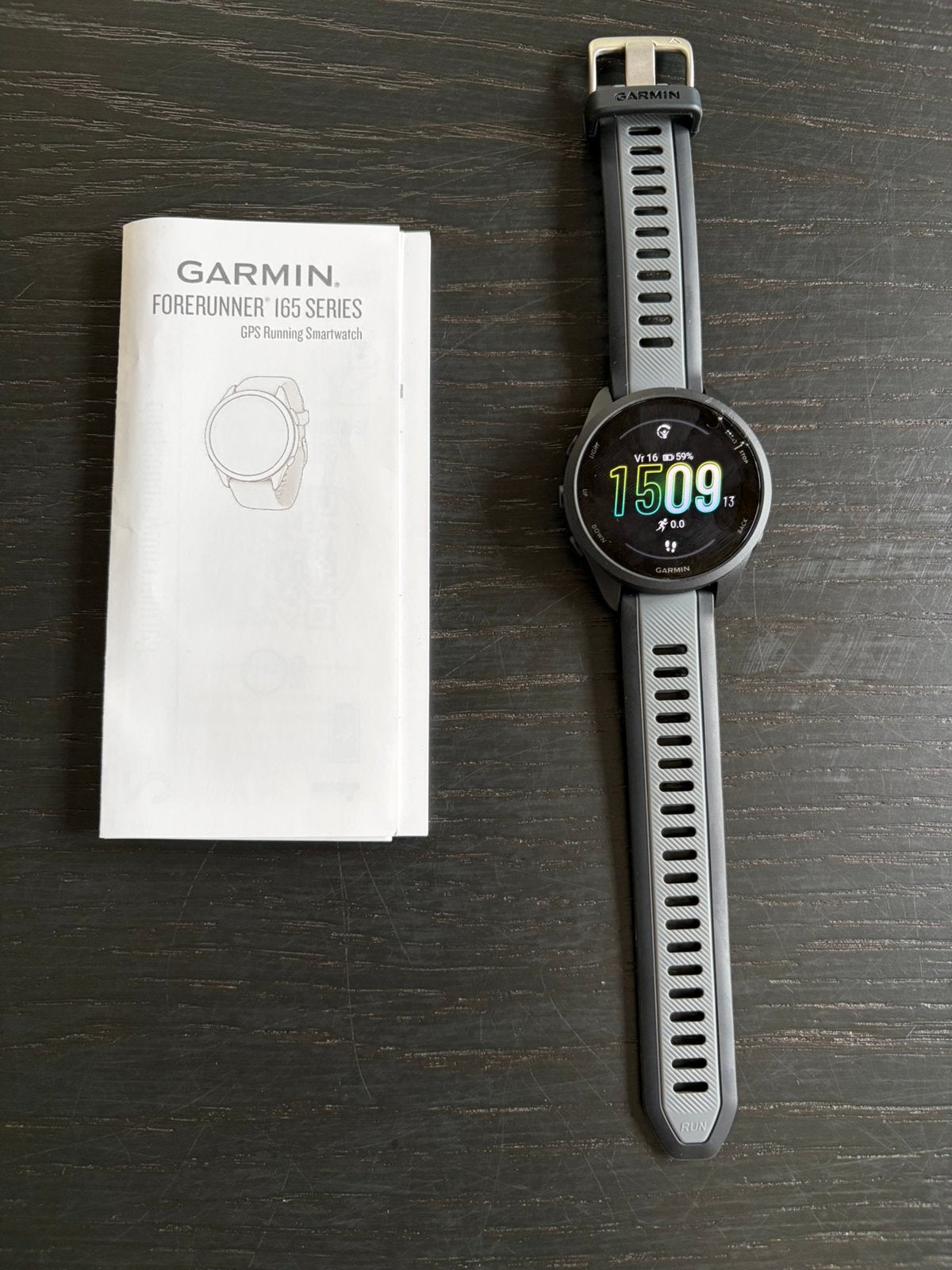 Garmin Forerunner 165 Sporthorloge (Zwart) – NIEUW, Afstand, Zwart, Ophalen of Verzenden, Zo goed als nieuw