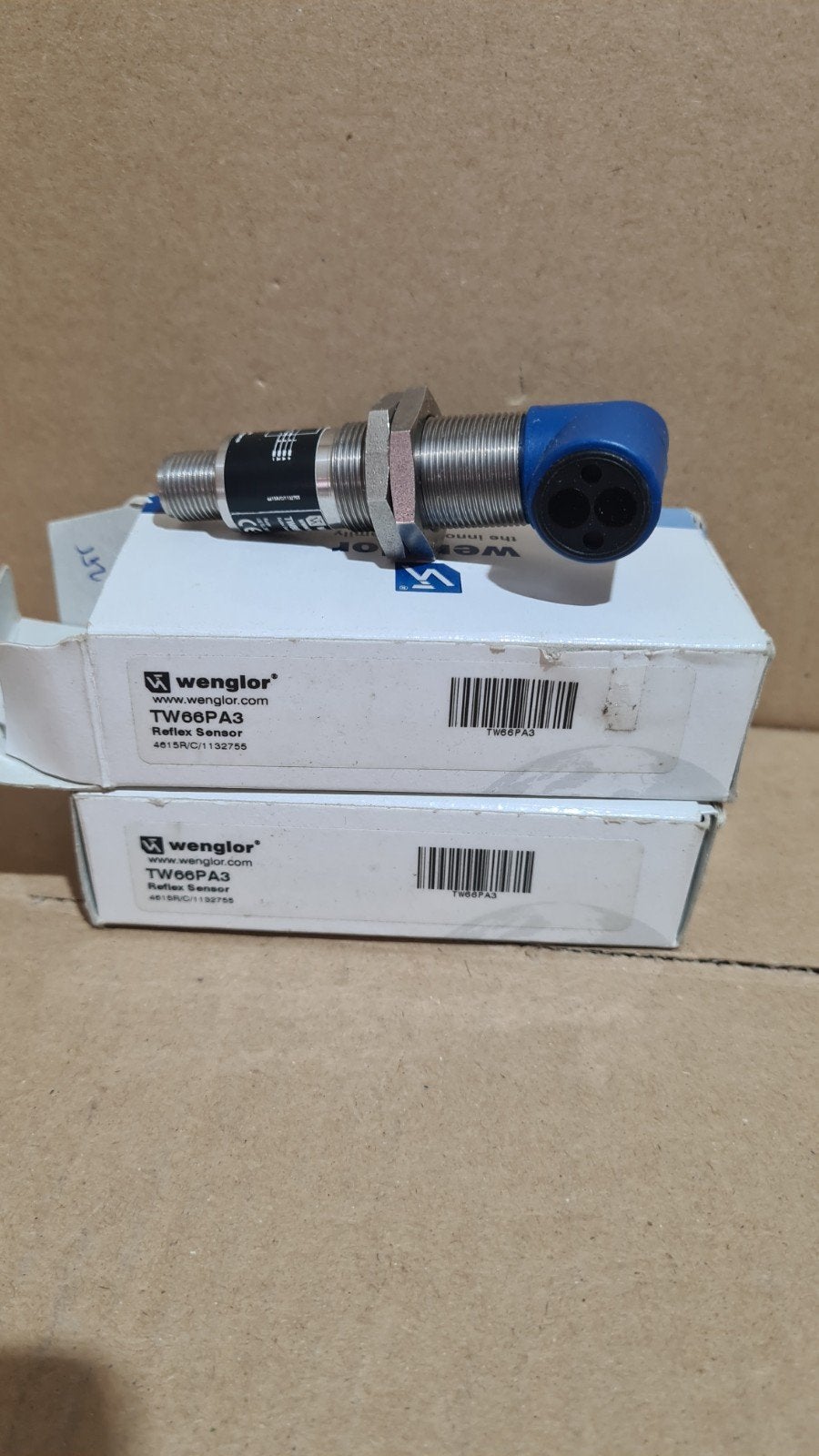 Wenglor tw66pa3 reflex sensor 2 stuks nieuw in doos, Ophalen of Verzenden, Nieuw