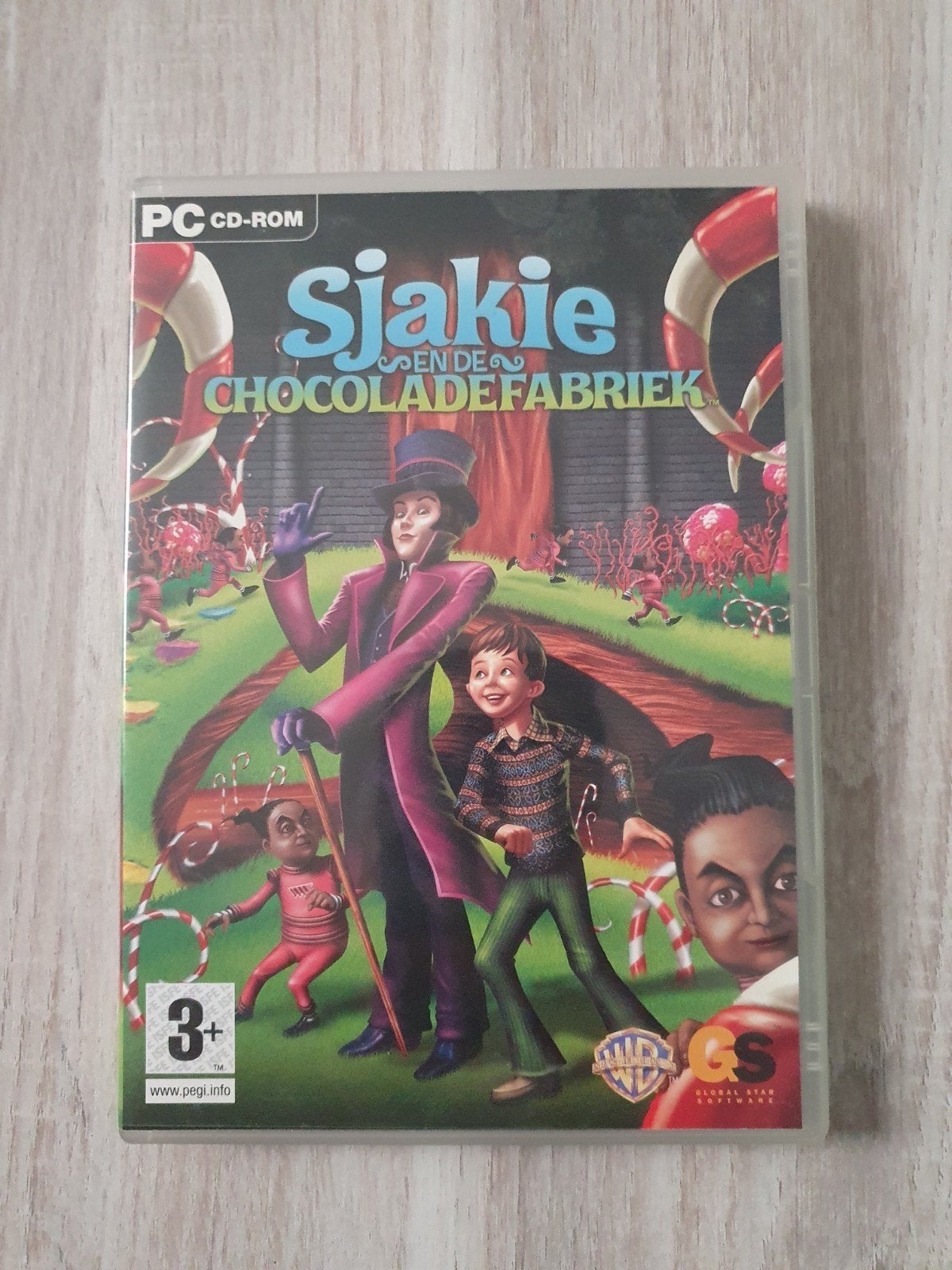 Sjakie en de Chocoladefabriek PC CD-ROM, Avontuur en Actie, 1 speler, Ophalen of Verzenden, Zo goed als nieuw