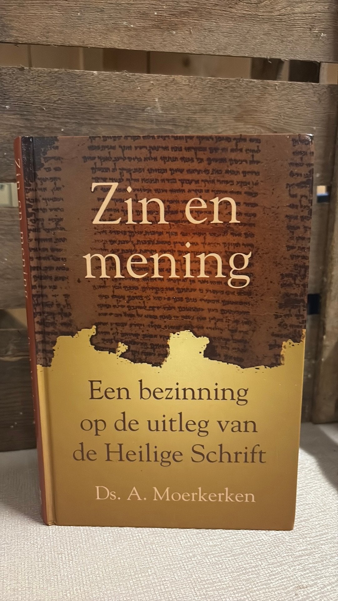 KR-1 Ds A Moerkerken - Zin en mening, Ophalen of Verzenden, Zo goed als nieuw, A. Moerkerken