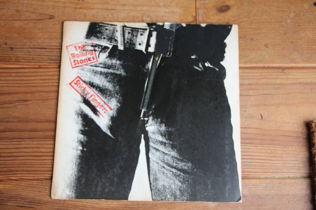 ROLLING STONES STICKY FINGERS + ZIPPER, Cd's en Dvd's, Originele persing, Ophalen of Verzenden, Zo goed als nieuw, 12 inch