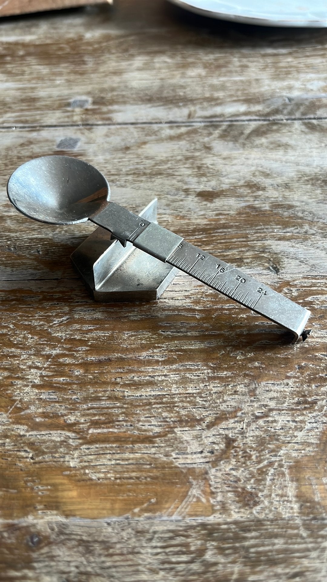 Vintage Brevete Balans Weeglepel Helemaal Compleet!, Ophalen of Verzenden