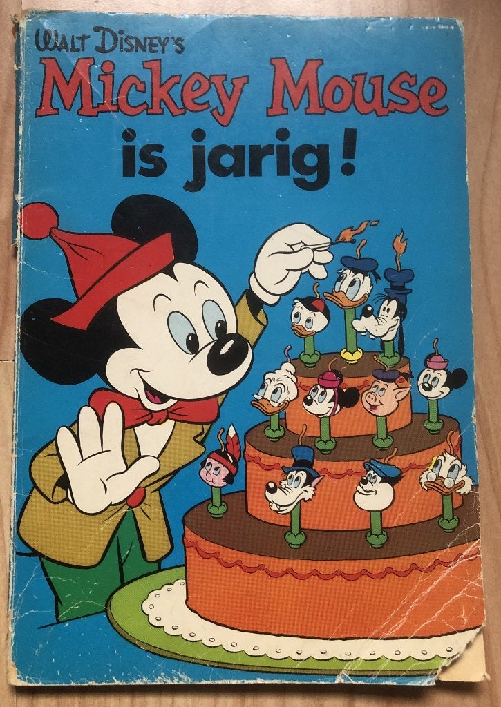 MICKEY MOUSE - MICKEY MOUSE IS JARIG! - 1970, Ophalen of Verzenden, Mickey Mouse, Zo goed als nieuw, Overige typen