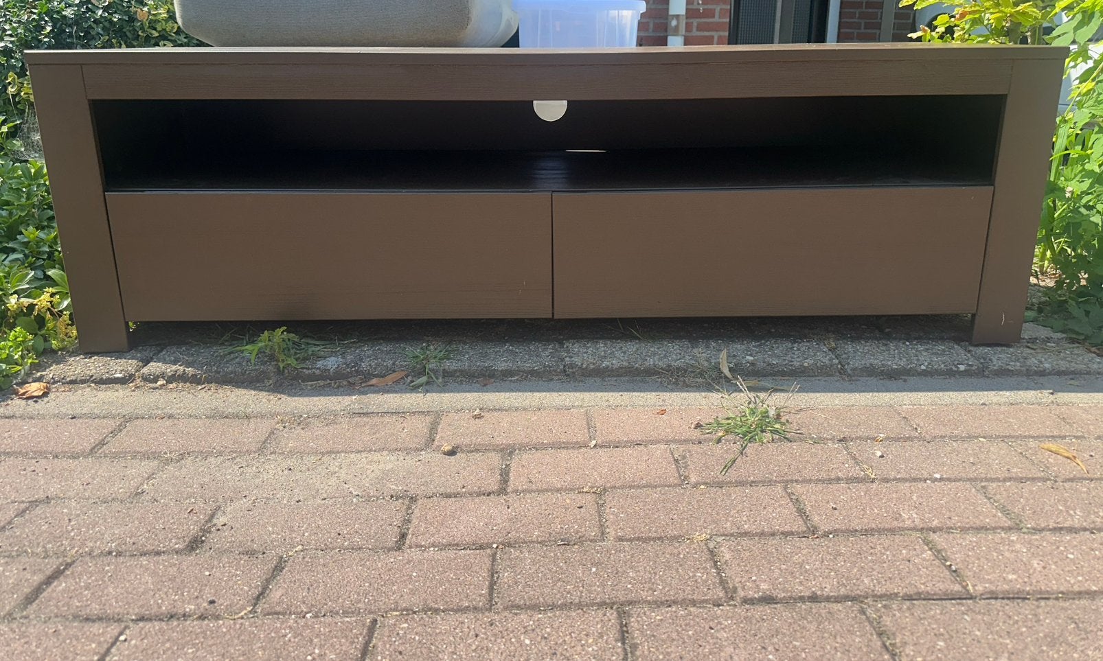 TV meubel, Tuin en Terras, Ophalen, Minder dan 30 cm, Rond, Zo goed als nieuw