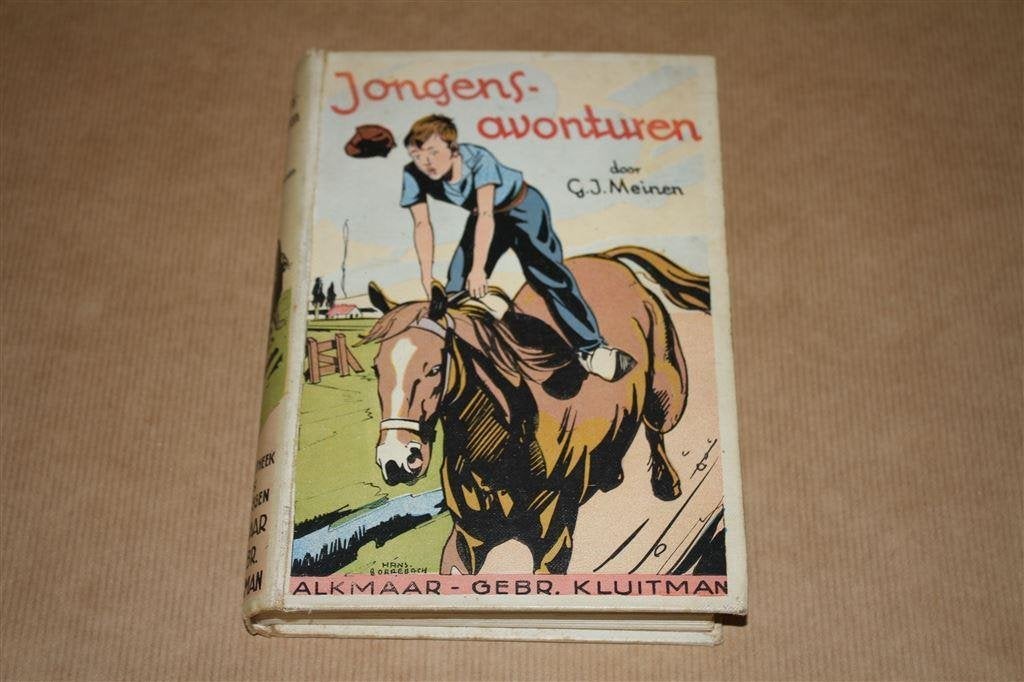 Jongensavonturen. G.J. Meinen. 1e dr. 1933., Ophalen of Verzenden, Gelezen