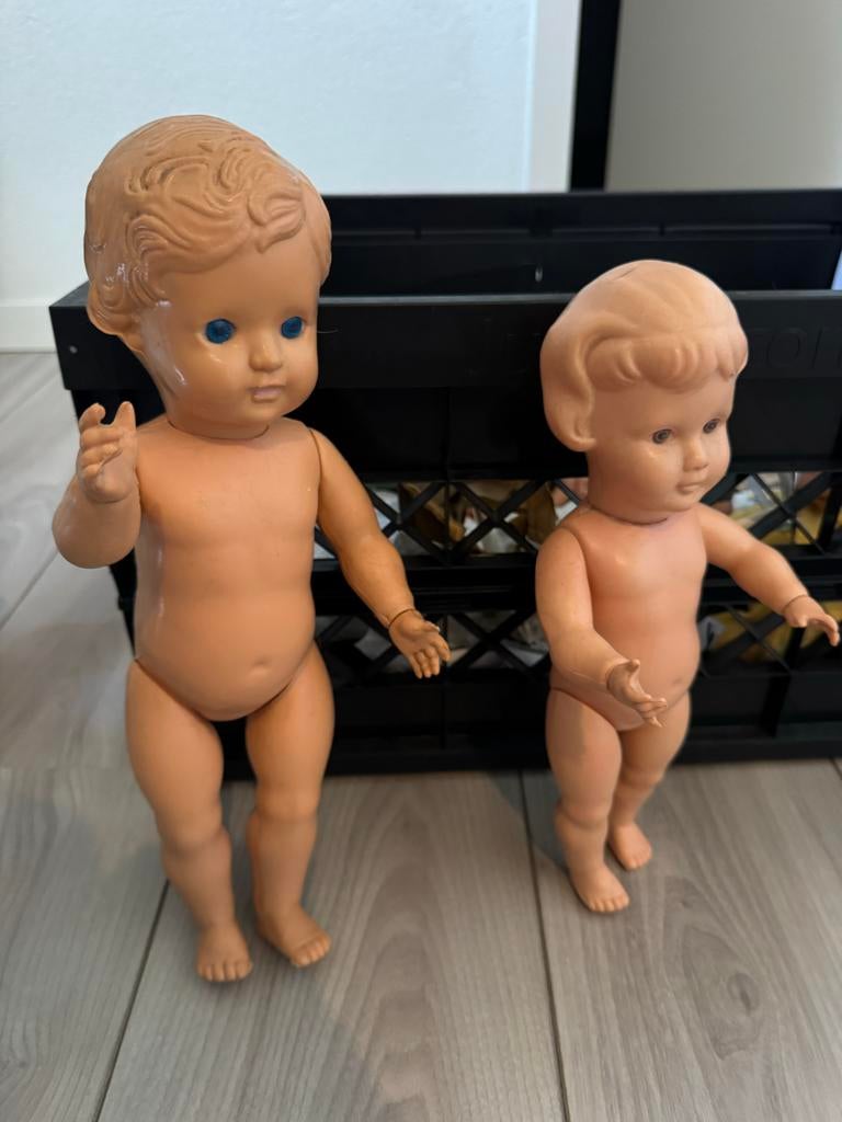 Antieke Wildeman Babypop -ongveer 36 cm, Ophalen of Verzenden