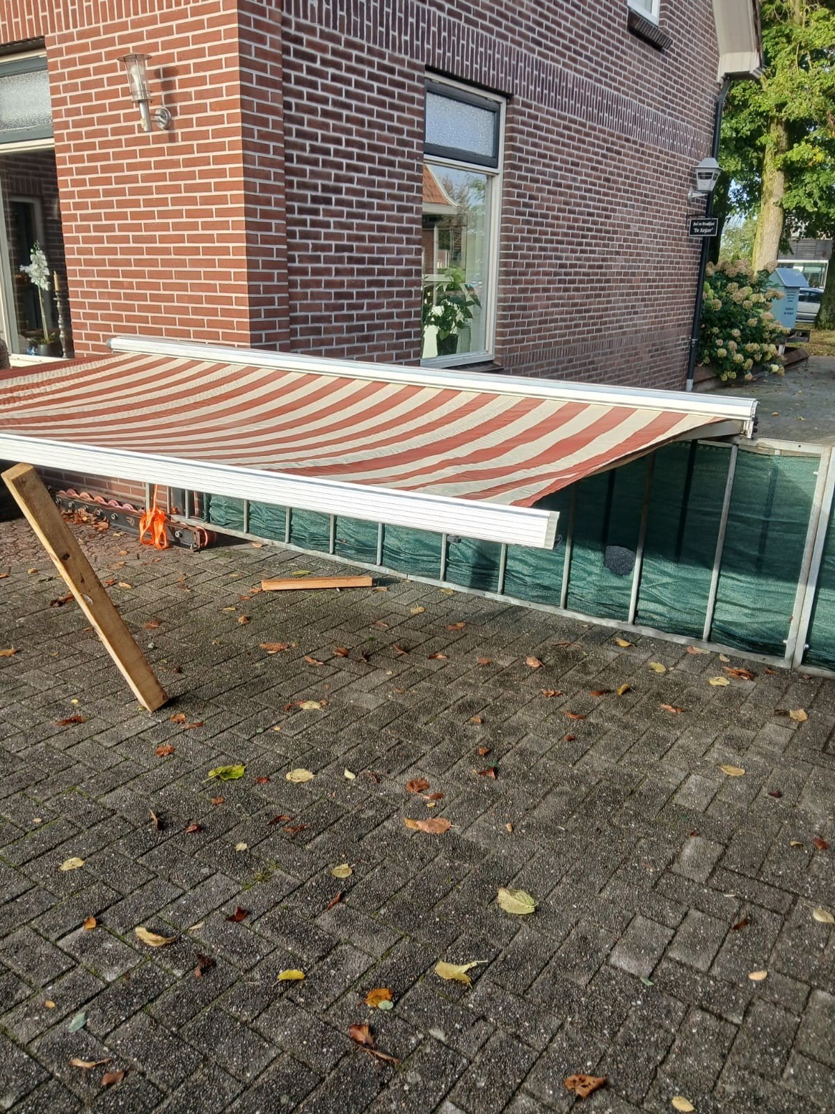 Omnistor 4000 Camperbus Luifel - Rood/Wit Gestreept  vw, Ophalen, Gebruikt
