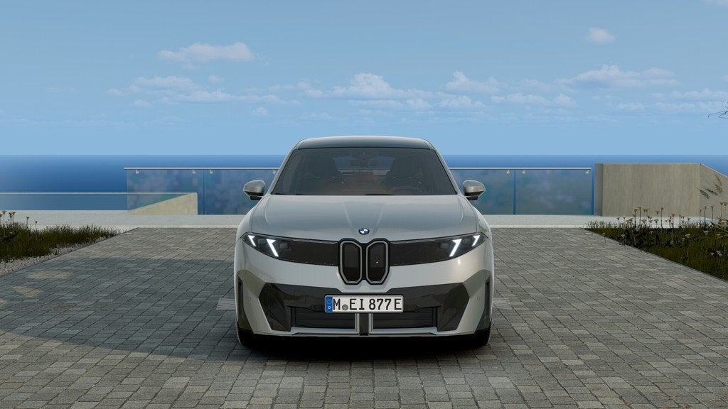BMW iX3 40 eDrive M Sport / Panoramadak / Trekhaak / Stuurve, Auto's, BMW, Automaat, Achterwielaandrijving, Zwart, Leder