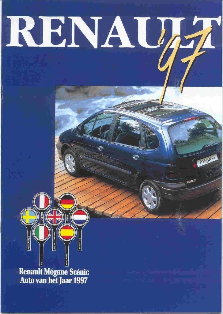 Renault '97 Twingo Clio Clio Electrique Mégane e.a., Ophalen of Verzenden, Nieuw, Renault