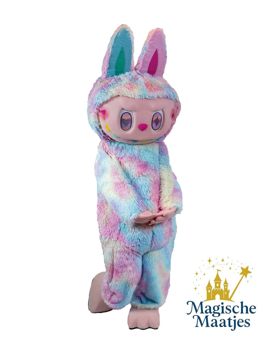 Labubu mascotte, Ophalen of Verzenden, Zo goed als nieuw, Verjaardag