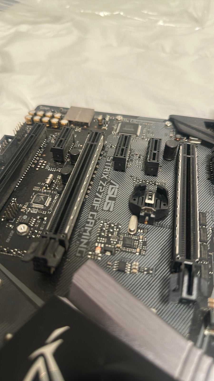 ASUS ROG STRIX Z270F GAMING Moederbord, Verzenden, Zo goed als nieuw, Intel, DDR4