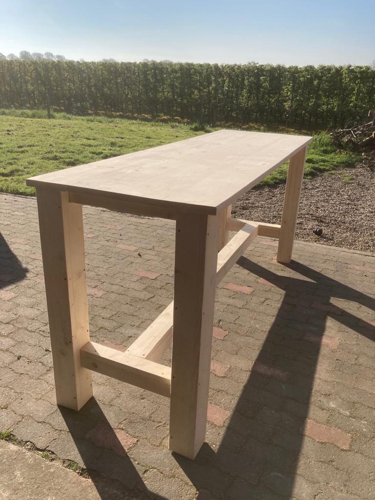 Houten bartafel op maat – steigerhout – robuust en stoer, Huis en Inrichting, 100 tot 150 cm, Nieuw, Vijf personen of meer, Rechthoekig